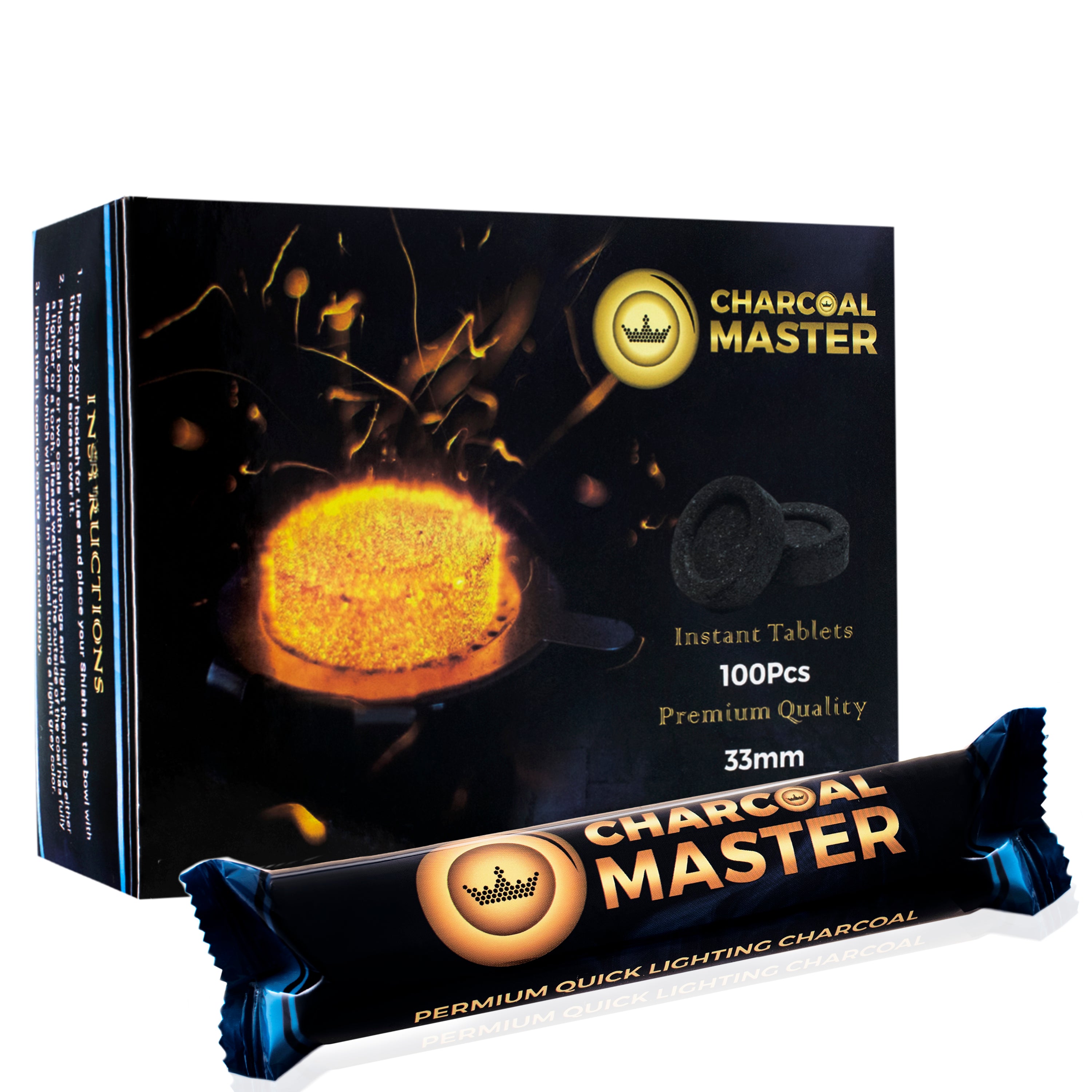 33mm premium quality quicklight charcoal