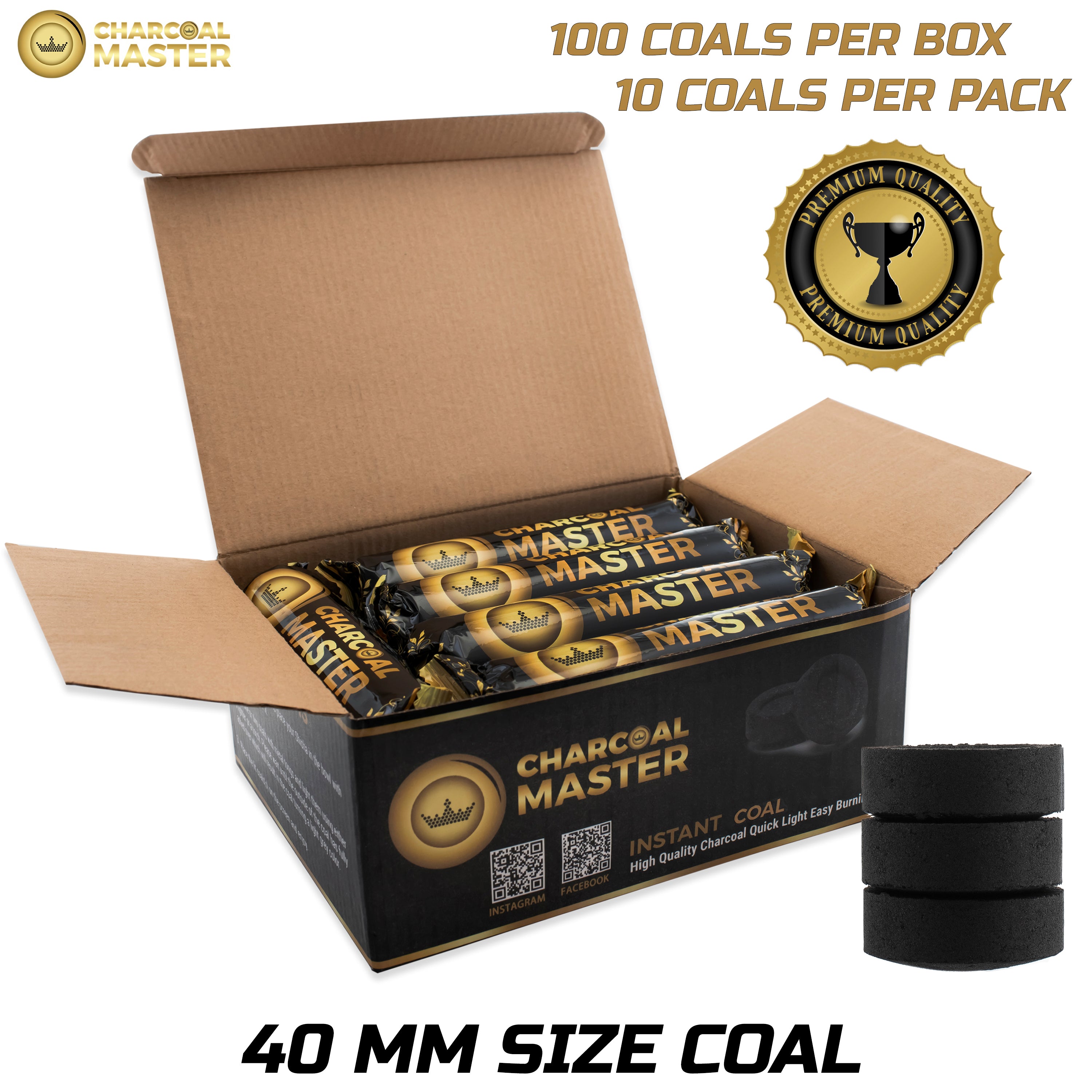 40 mm quicklight charcoal