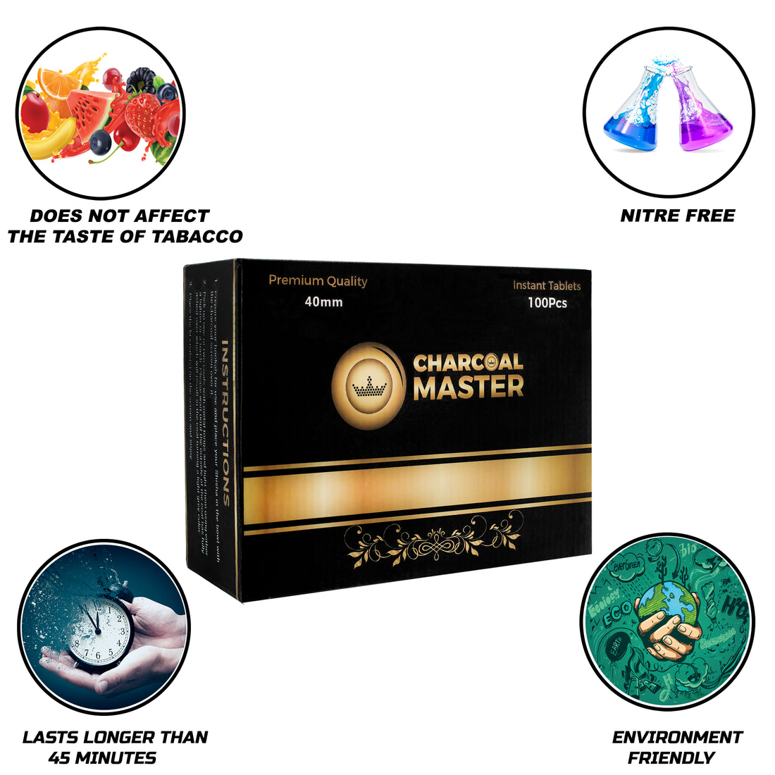 40 mm quicklight charcoal